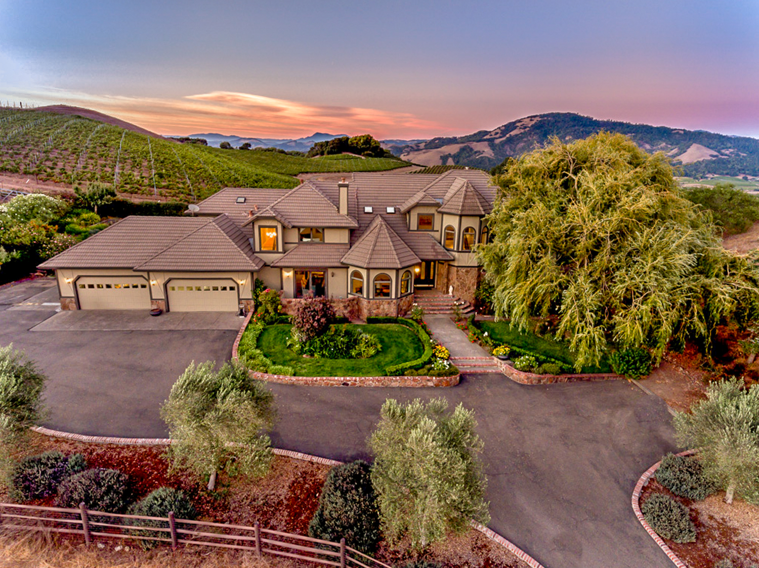 Quintessential Wine Country Estate with Breathtaking Views
