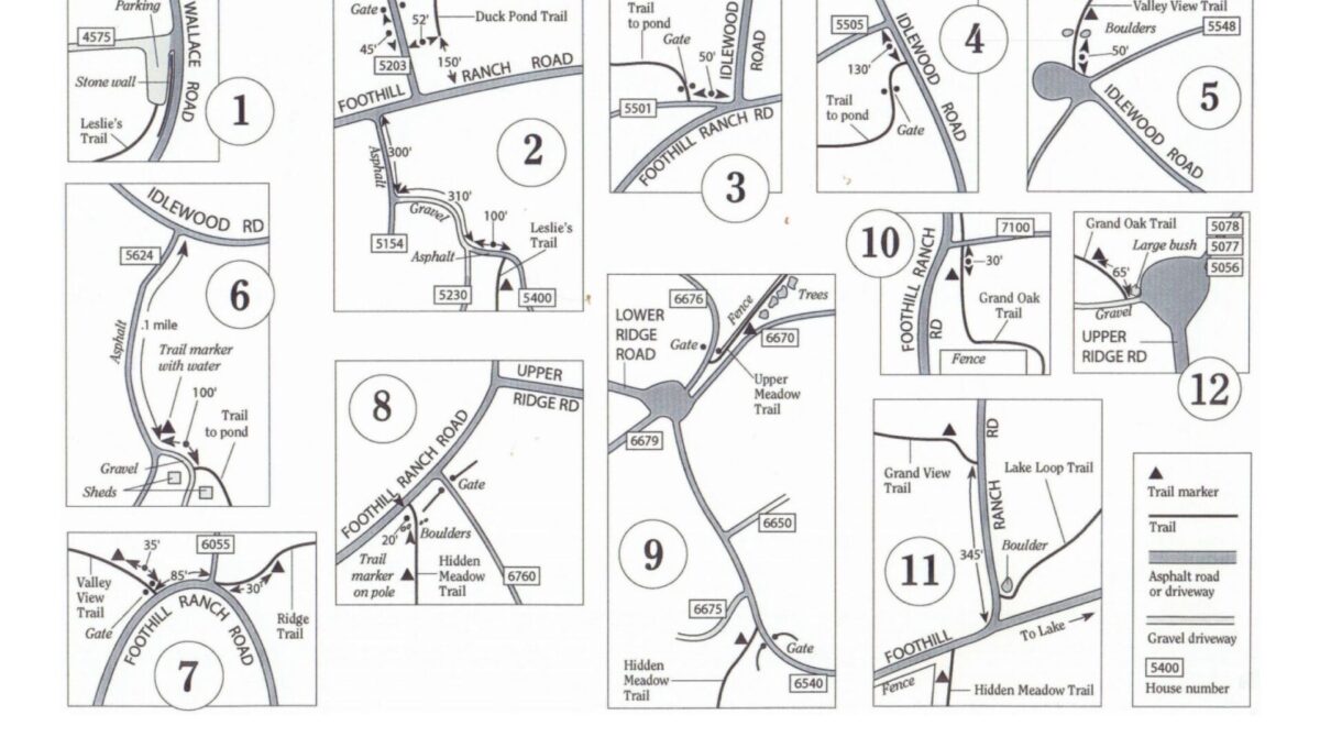 Foothills Trail Map p 2